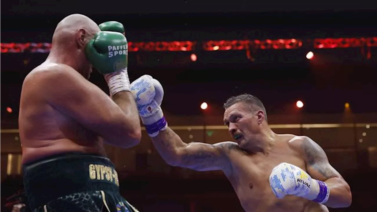 Promotor Bantah Usyk Patah Rahang usai Kalahkan Tyson Fury