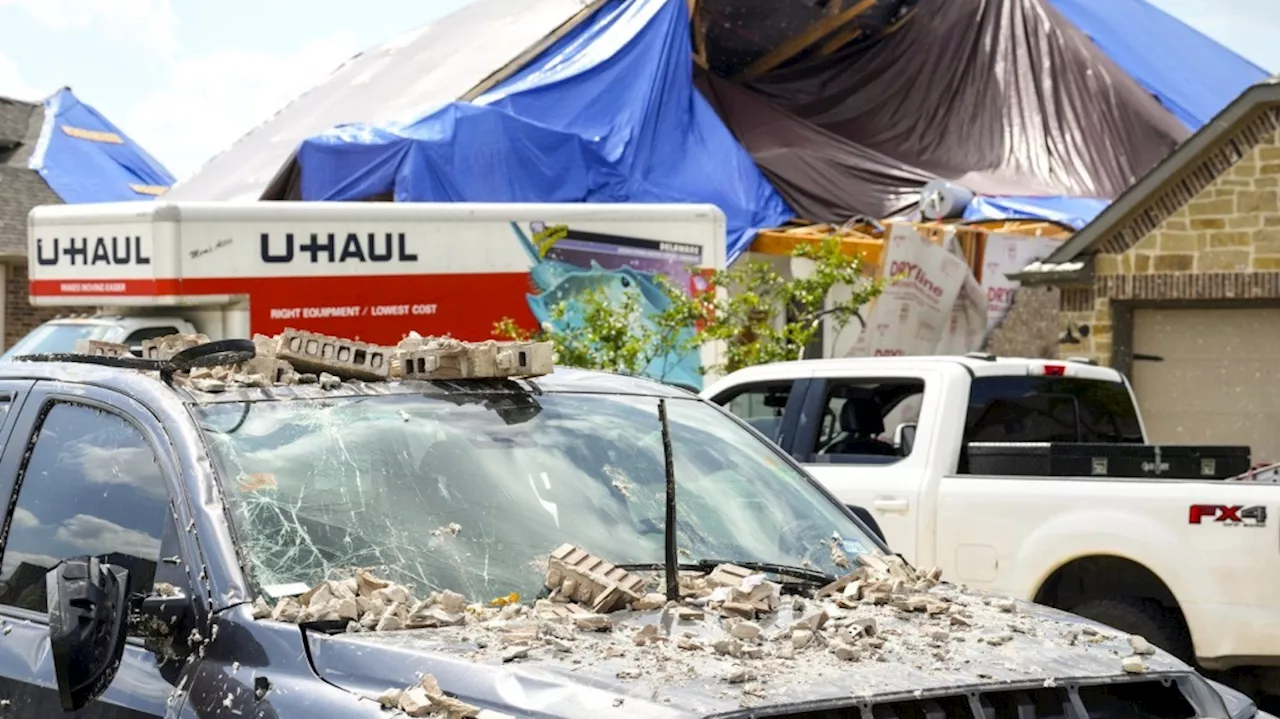 Storms damage homes in Oklahoma and Kansas. But in Houston, most power is restored