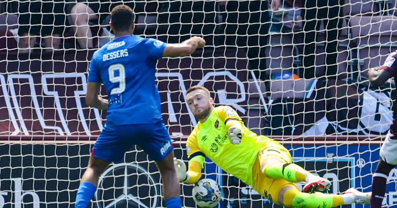 Zander Clark in Scotland call up sweat as Hearts goalkeeper curses Don Robertson