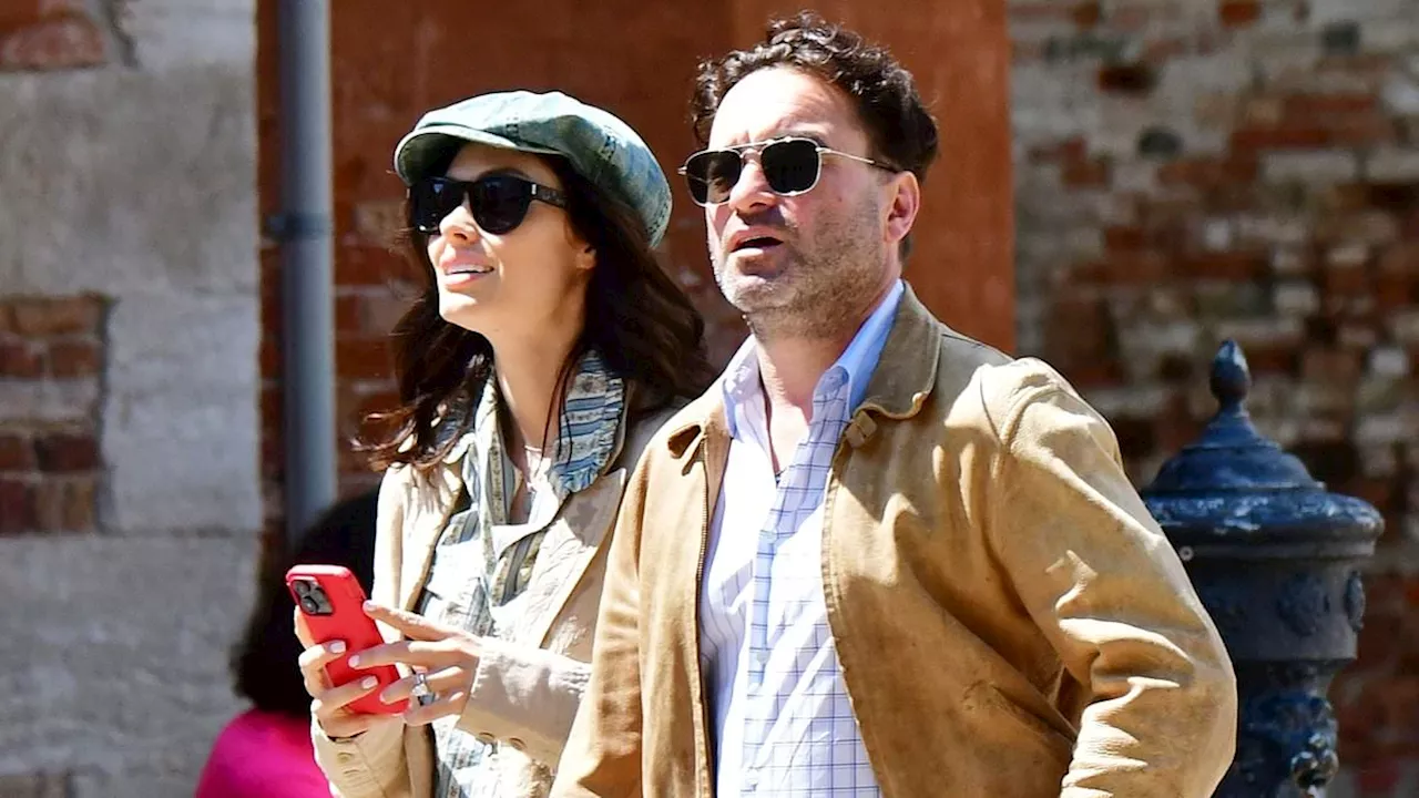 Big Bang Theory vet Johnny Galecki and his wife Morgan are pictured enjoying a romantic vacation in...