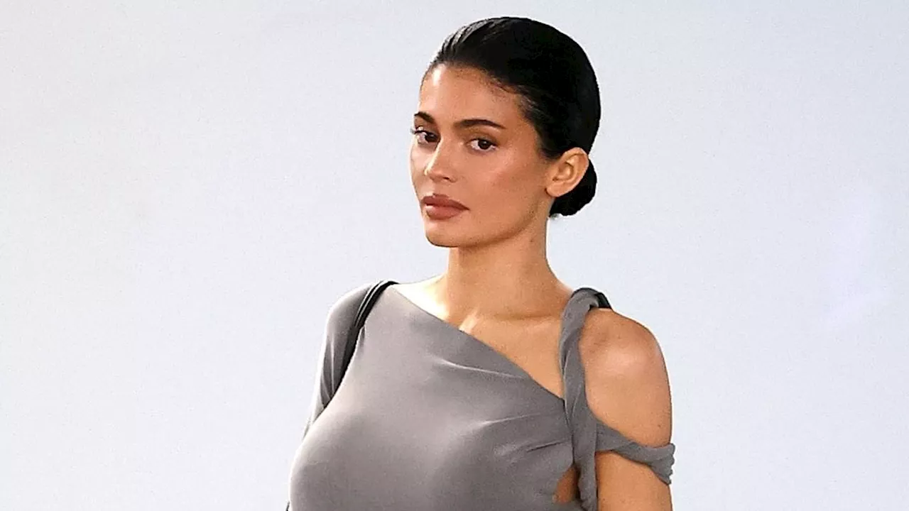 Kylie Jenner displays her VERY edgy fashion sense in cleavage-hugging look