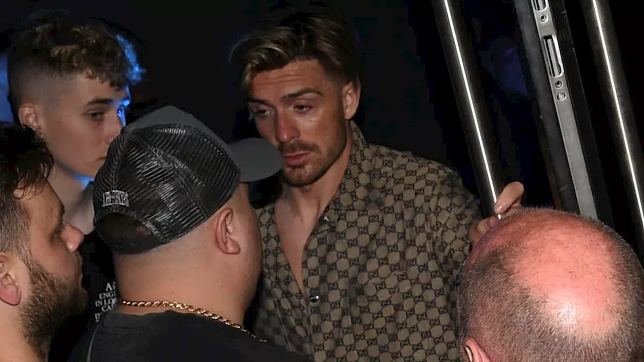 Jack Grealish leads Man City party as he stumbles out of bar at 5am