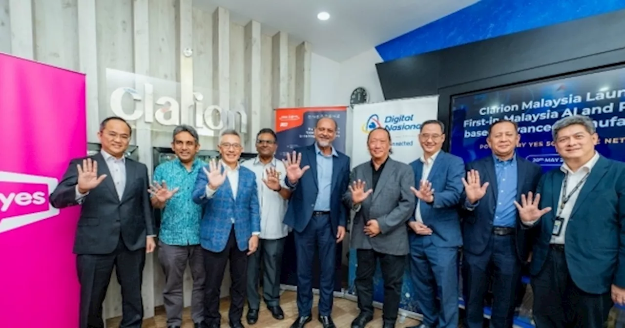 Clarion Malaysia debuts Malaysia's first AI and robotics-based advanced manufacturing, powered by Yes 5G Private Network