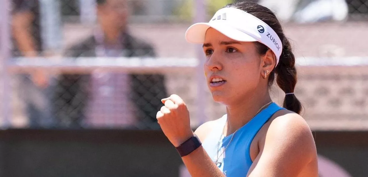 La colombiana Camila Osorio debutó con triunfo en el WTA de Rabat