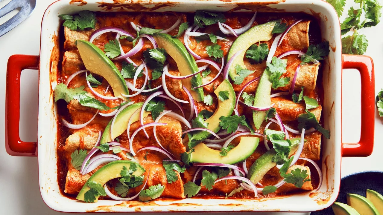 Easy Vegetarian Enchiladas