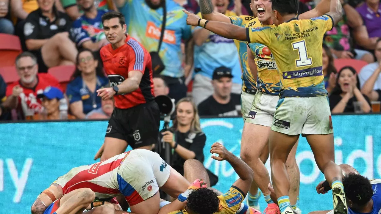 ‘No amount of emotion is gonna change it’: NRL backs disallowed Titans try that left Des fuming