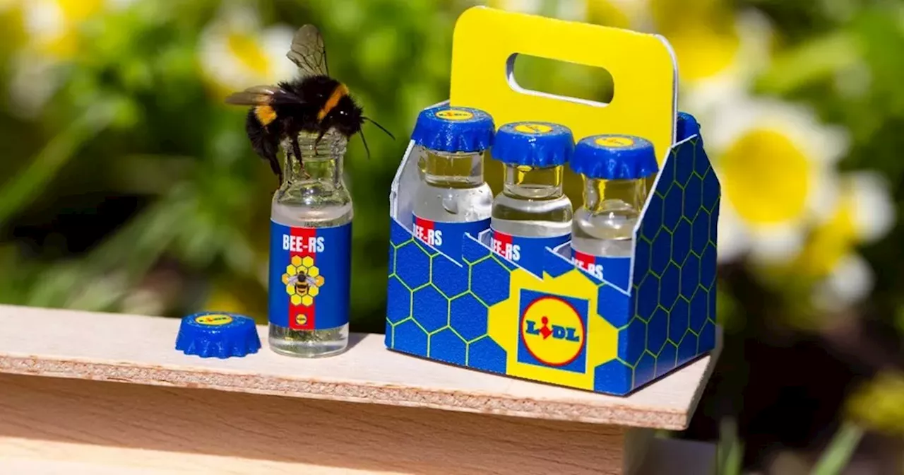 Lidl giving away tiny six-packs designed to help bees