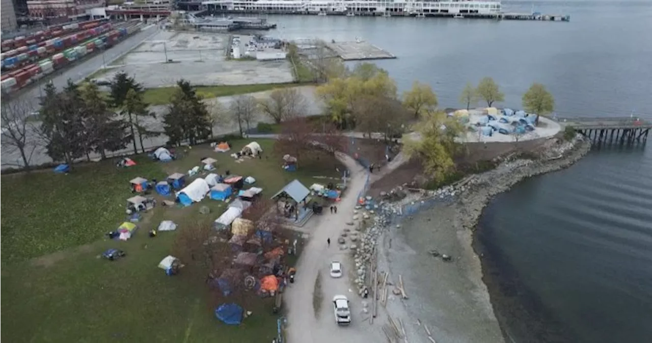 Barbecue held to mark 3rd anniversary of Vancouver’s CRAB Park encampment