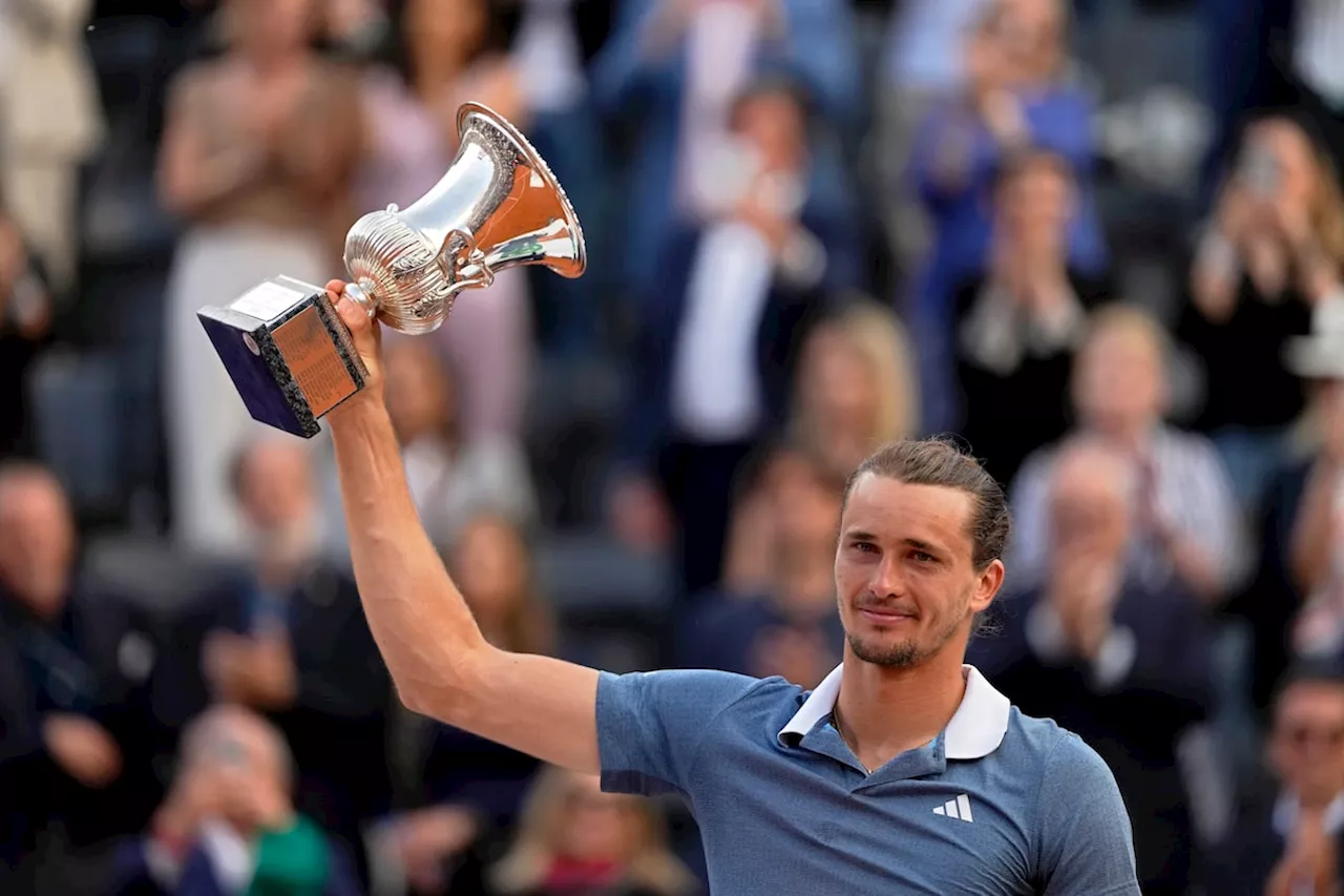 Alexander Zverev serves his way to Italian Open title and sets himself up as a contender in Paris