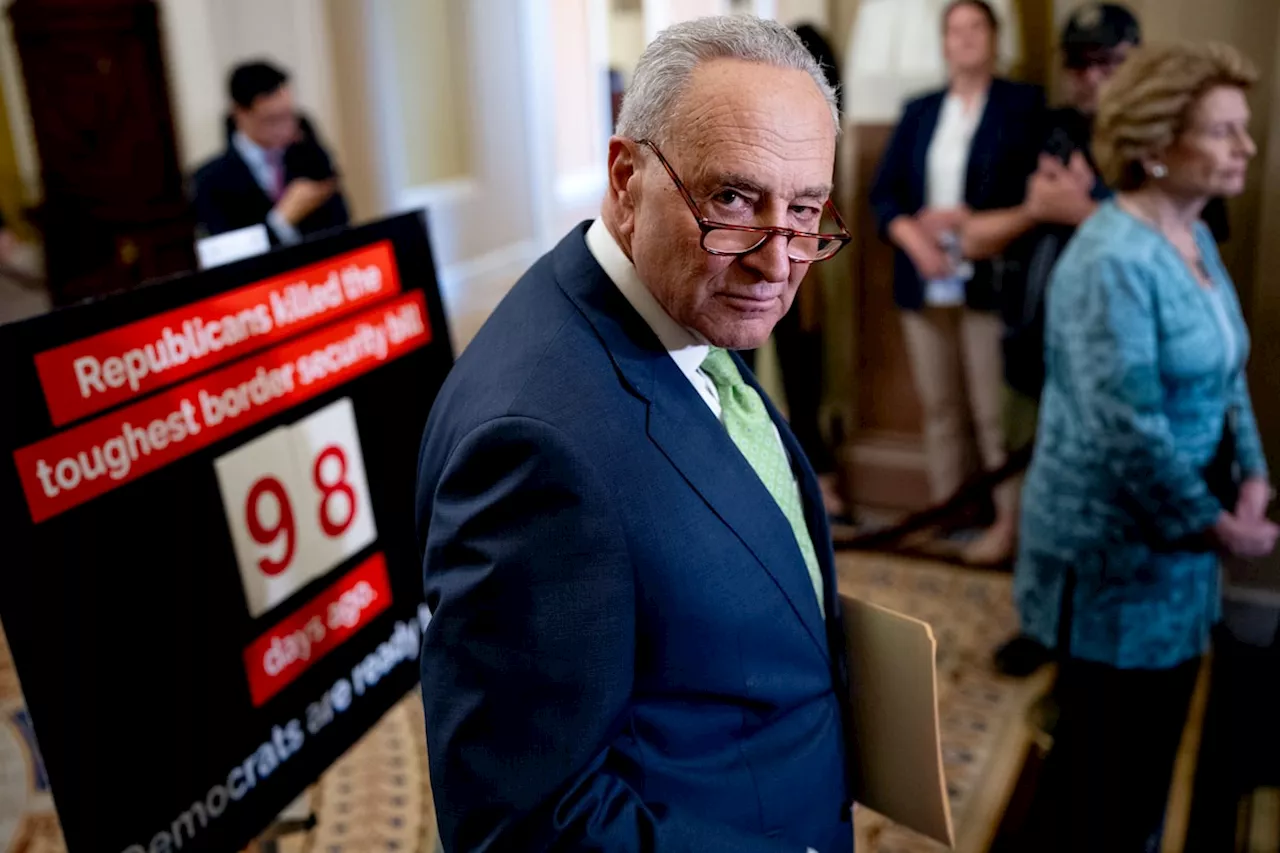 Schumer says U.S. Senate will try again to pass border bill