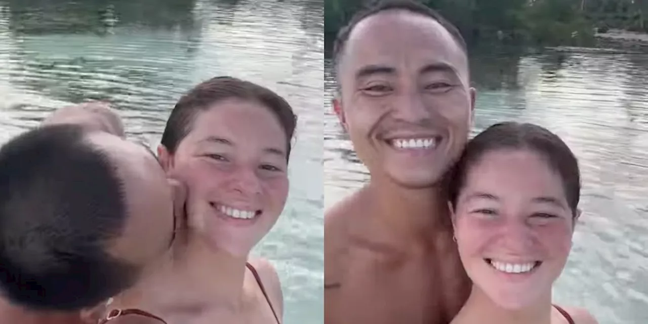 Andi Eigenmann, Philmar Alipayo enjoy a sunrise surf date in Siargao