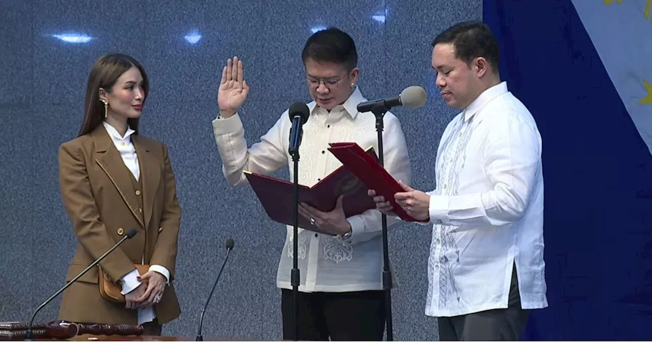 Heart Evangelista a proud wife as husband Chiz Escudero takes oath as Senate president