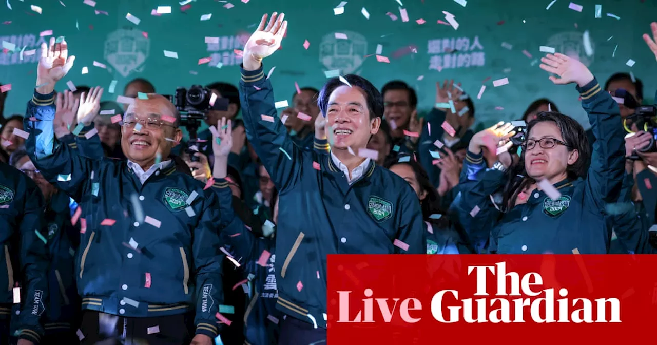 Taiwan presidential inauguration live: Lai Ching-te to take office