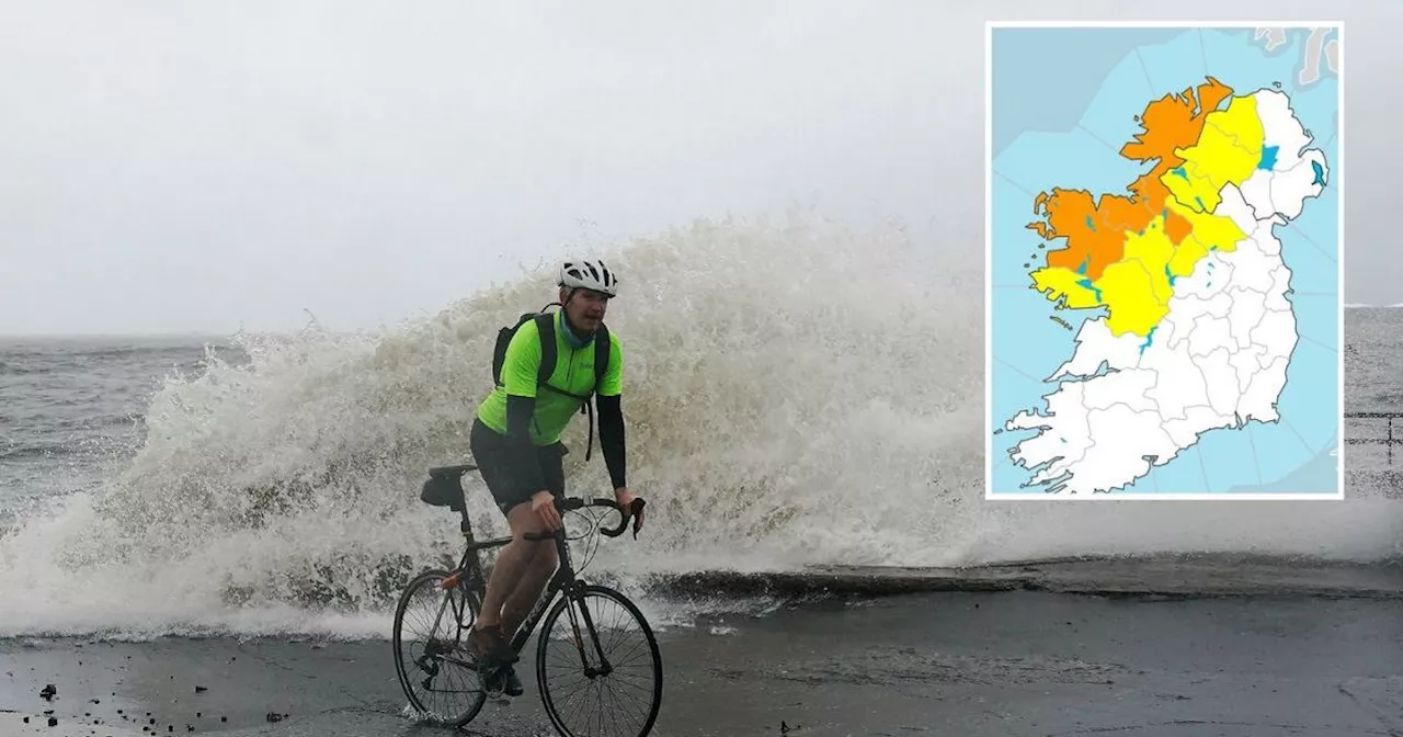 Ireland weather warnings LIVE updates as Met Eireann warns of thunder, hail and flash floods