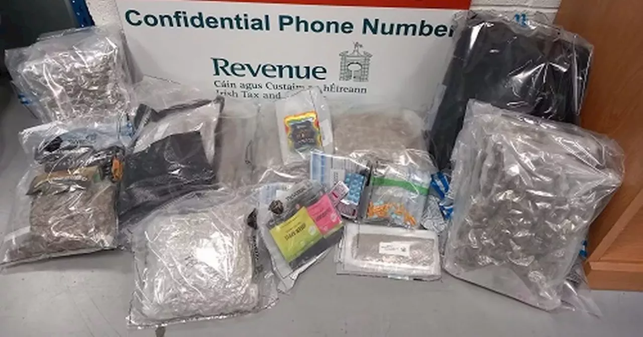 Revenue seize cannabis, Adidas runners, Nike t-shirts and Gucci handbags