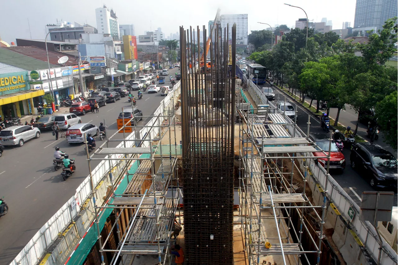 LRT Jakarta Fase 1B Velodrome-Manggarai