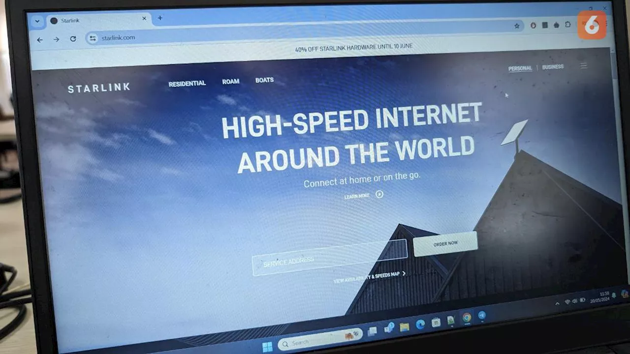 Banyak Masyarakat yang FOMO, Kecepatan Internet Starlink di Indonesia Ternyata Cuma Segini