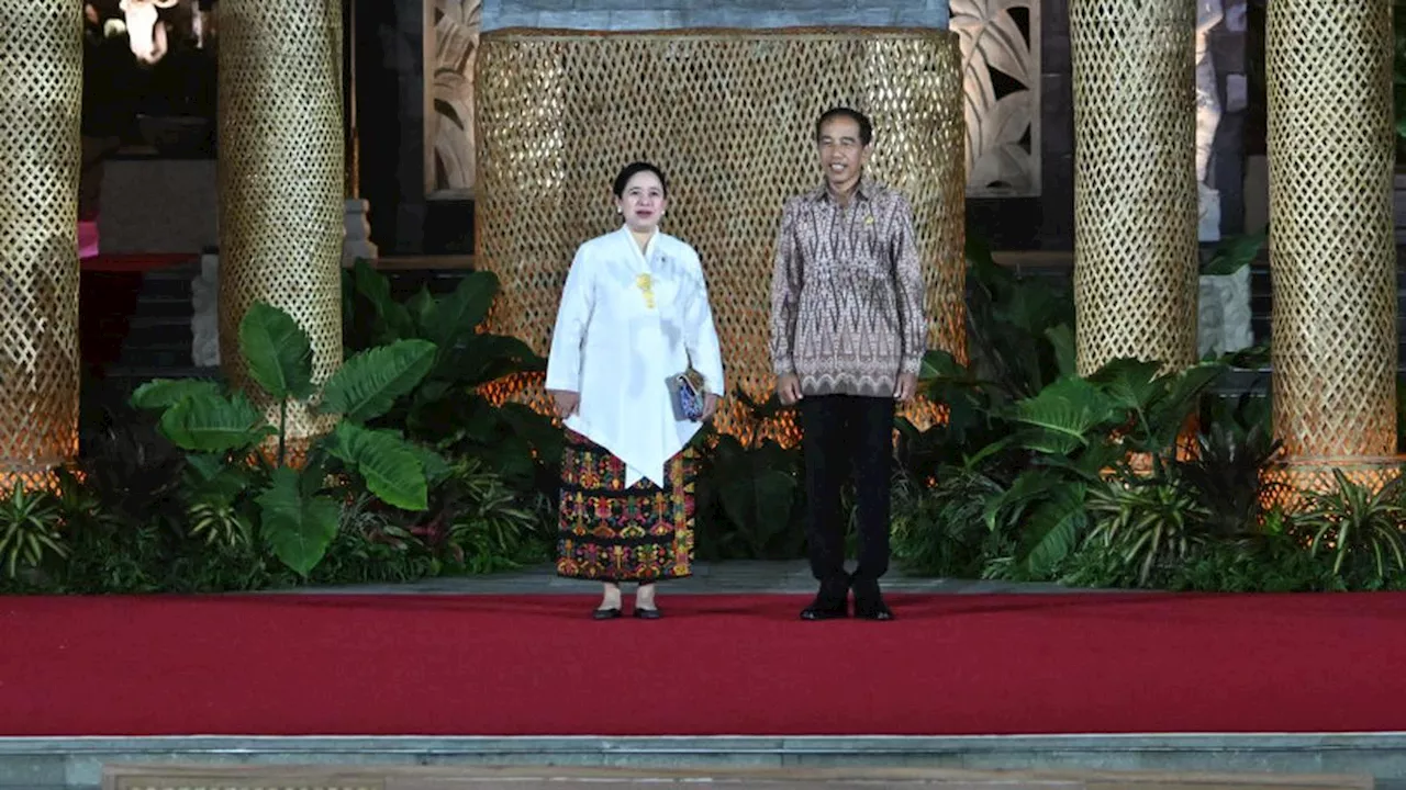 Puan Maharani Disambut Senyum Hangat Presiden Jokowi saat Welcoming Dinner World Water Forum 2024