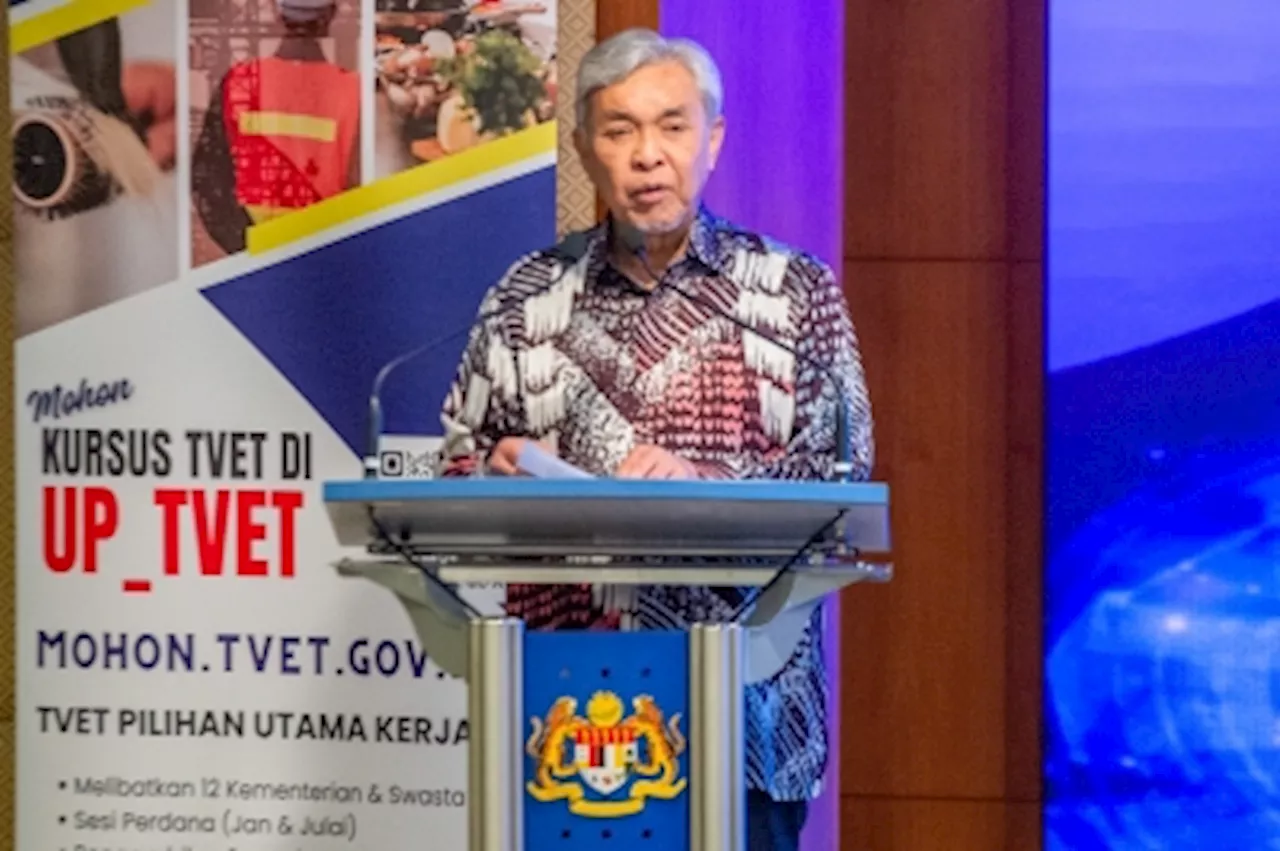 DPM Zahid: All applications for TVET programmes will be accepted regardless of academic background