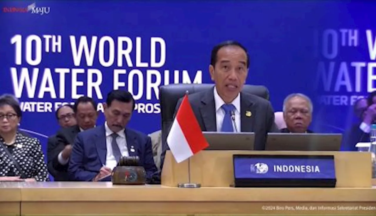 Jokowi Setiap Tetes Air Sangat Berharga