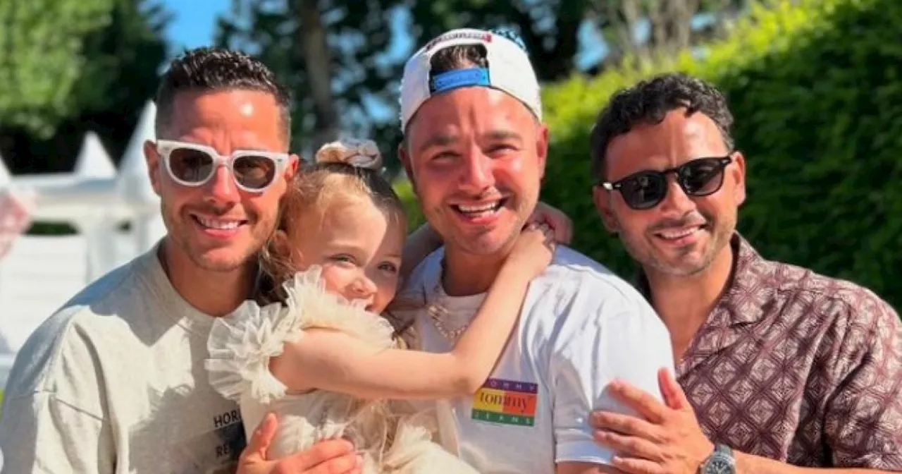 Adam Thomas causes fans to 'look twice' as he's seen with brothers