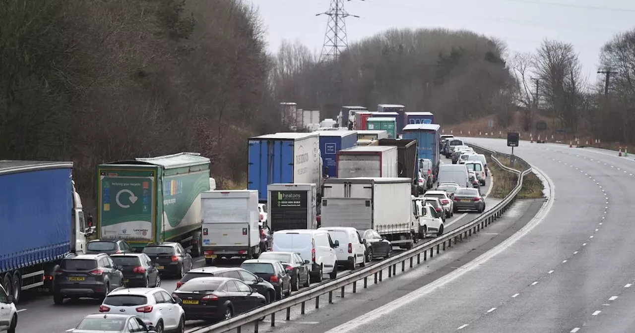 LIVE: All traffic stopped on M58 near Wigan after major crash between car and lorry