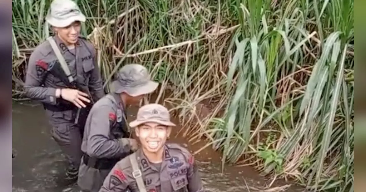 Sedang Pendidikan, Brimob Ini Tetap Bahagia Titip-titip Salam Buat Kekasih