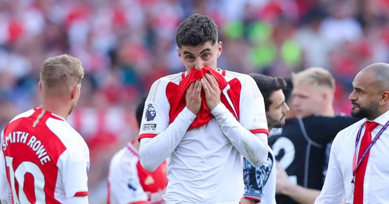 Arsenal star Kai Havertz left furious at 'unfair' Man City title win