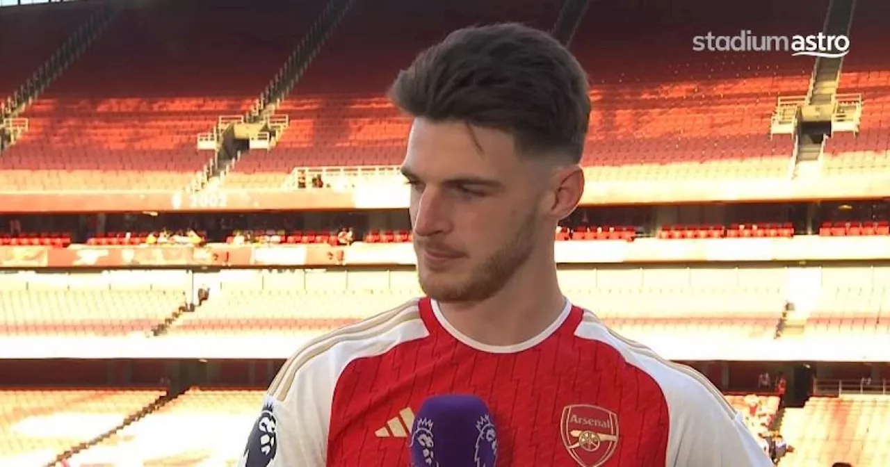 Declan Rice admits Arsenal 'would have been in trouble' without unsung teammate