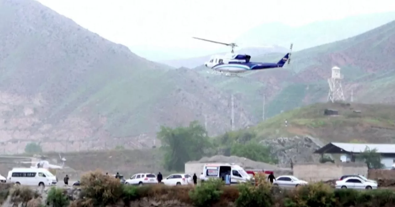 Search efforts underway after crash landing of helicopter carrying Iranian president