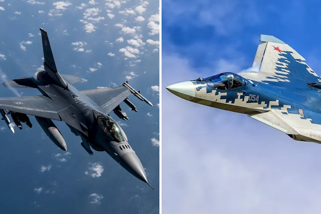 Russian Su-57: How Stealth Jet Compares to Ukraine's Incoming F-16s