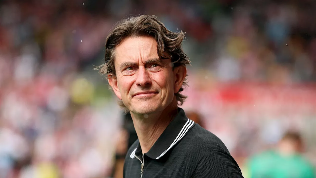 Thomas Frank reacts to losing 5 in a row against Newcastle United