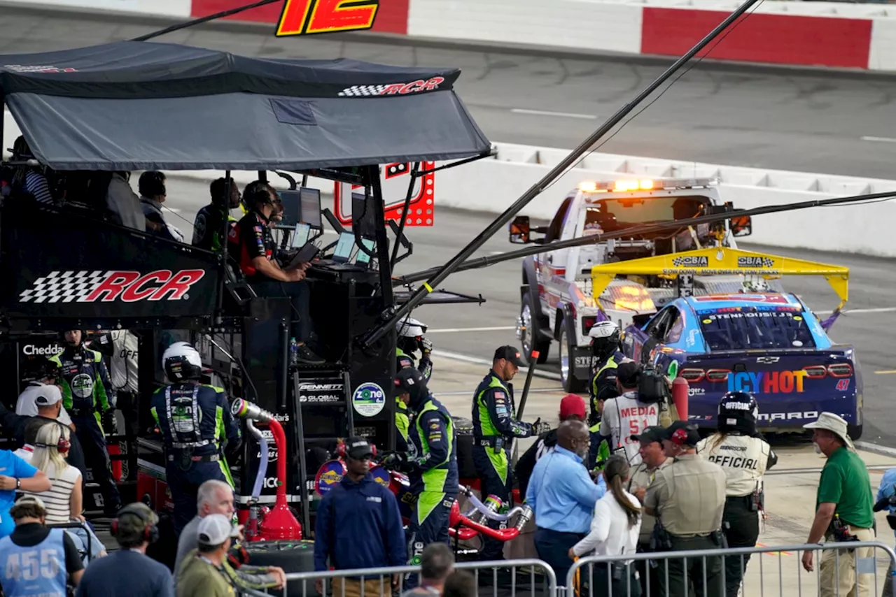 NASCAR driver’s father jumps in as drivers slug it out after All-Star race