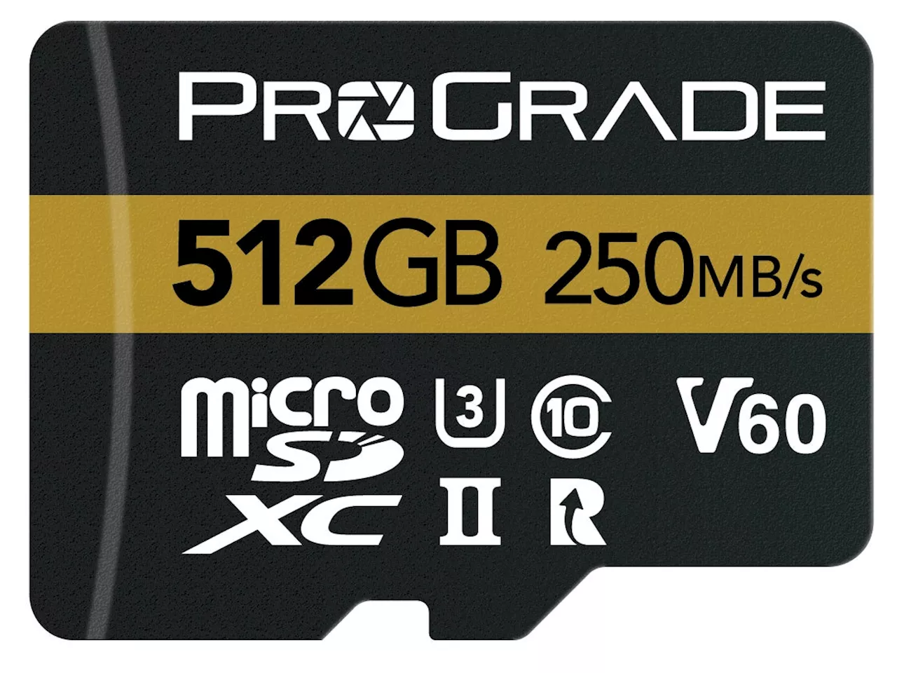 【世界初】microSDXC UHS-II V60 GOLD 512GBカードを販売開始