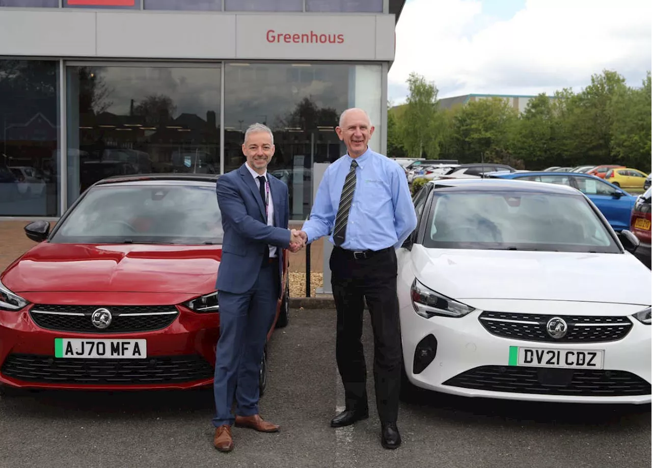 Greenhous Group supplies Electric Vauxhall Corsa’s to Telford College