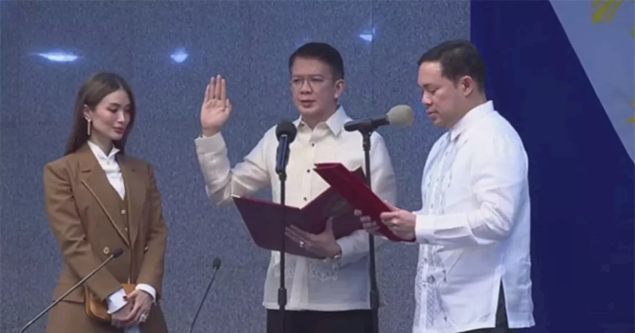 Francis Escudero takes oath as Senate President