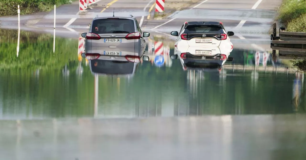 Nach Hochwasser-Wochenende Sorge vor erneutem Regen