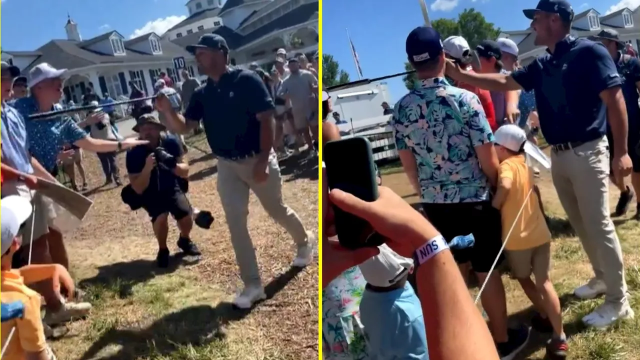 Bryson DeChambeau hailed for ‘class act’ after confronting fan who meddled with his kind gesture at PGA Cha...