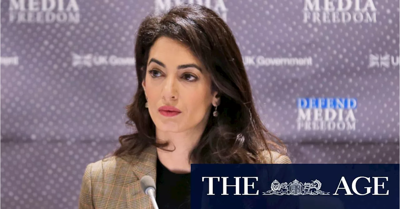 Amal Clooney on panel that backed ICC warrants for Netanyahu, Hamas