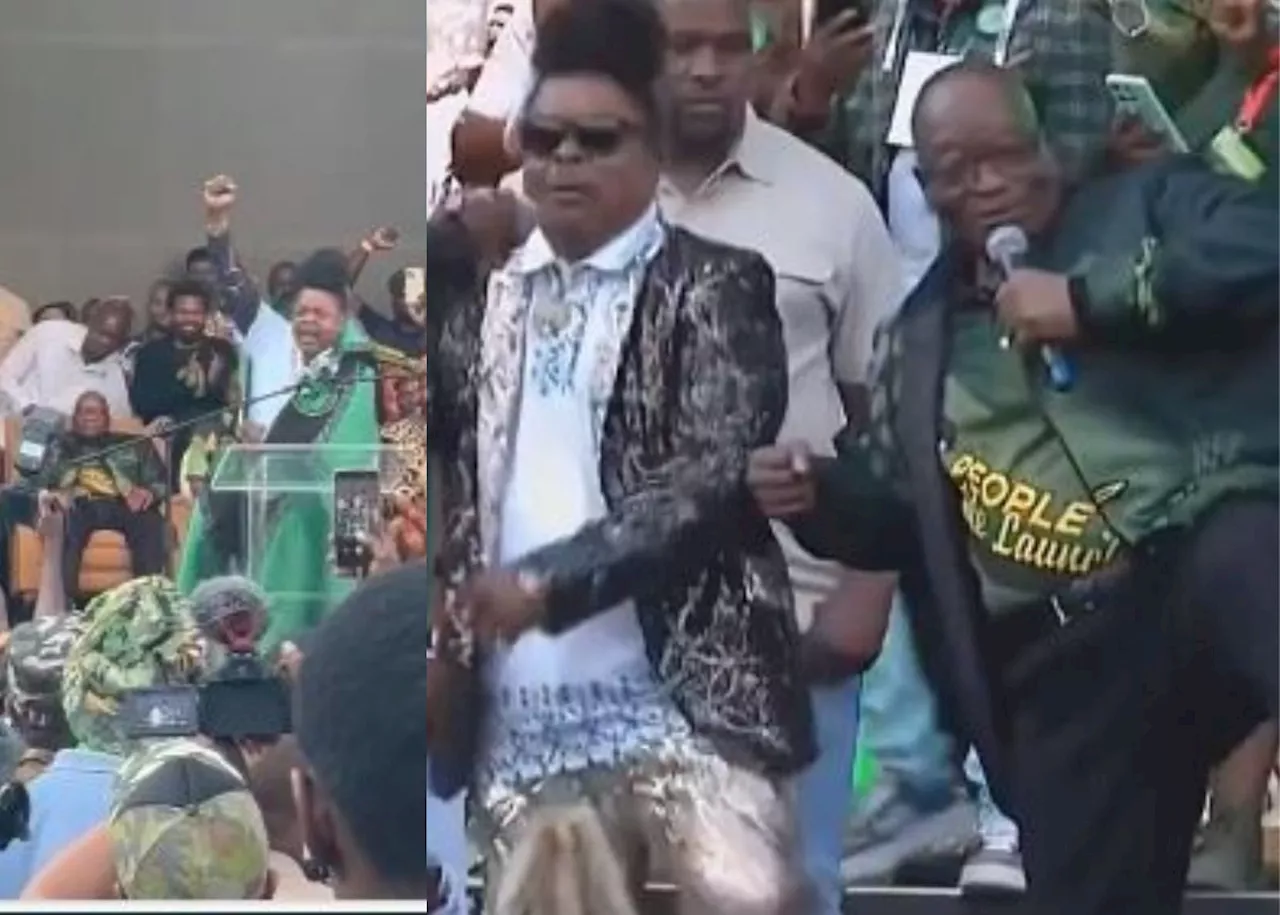 WATCH: Jacob Zuma welcomes Papa Penny to MK Party