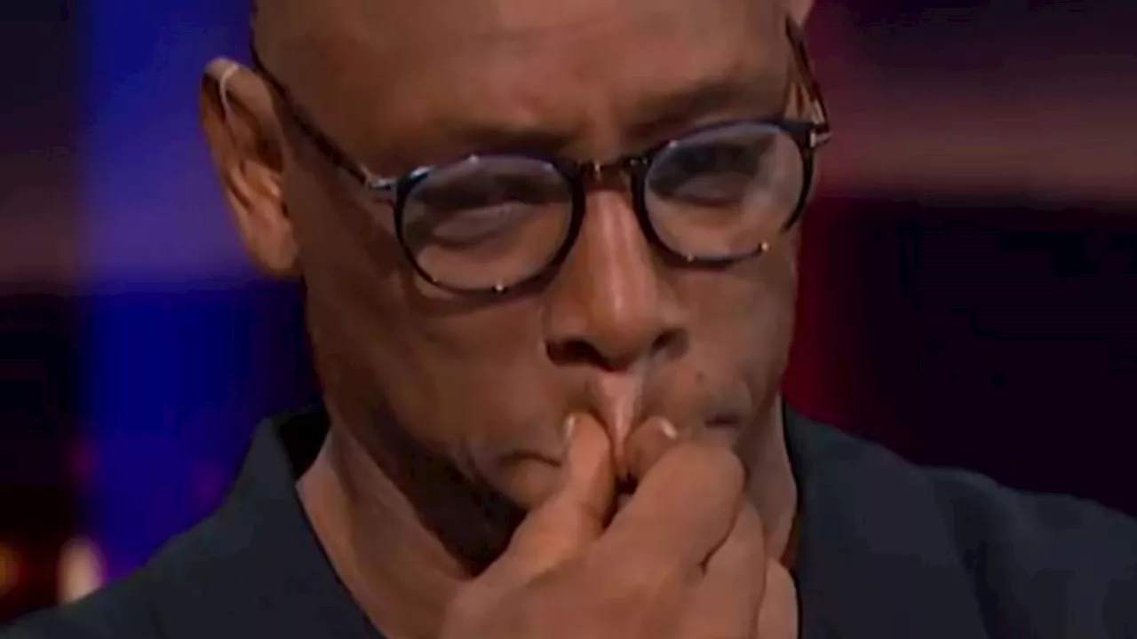 ‘I’m not going to look at the camera’ – Ian Wright fights back tears as he’s given emotional send-off in fi...