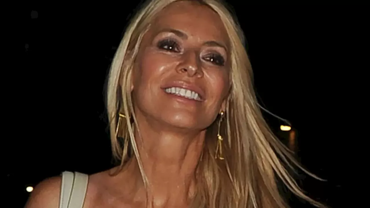 Strictly’s Tess Daly leaves boozy night out at 1am after partying with pals