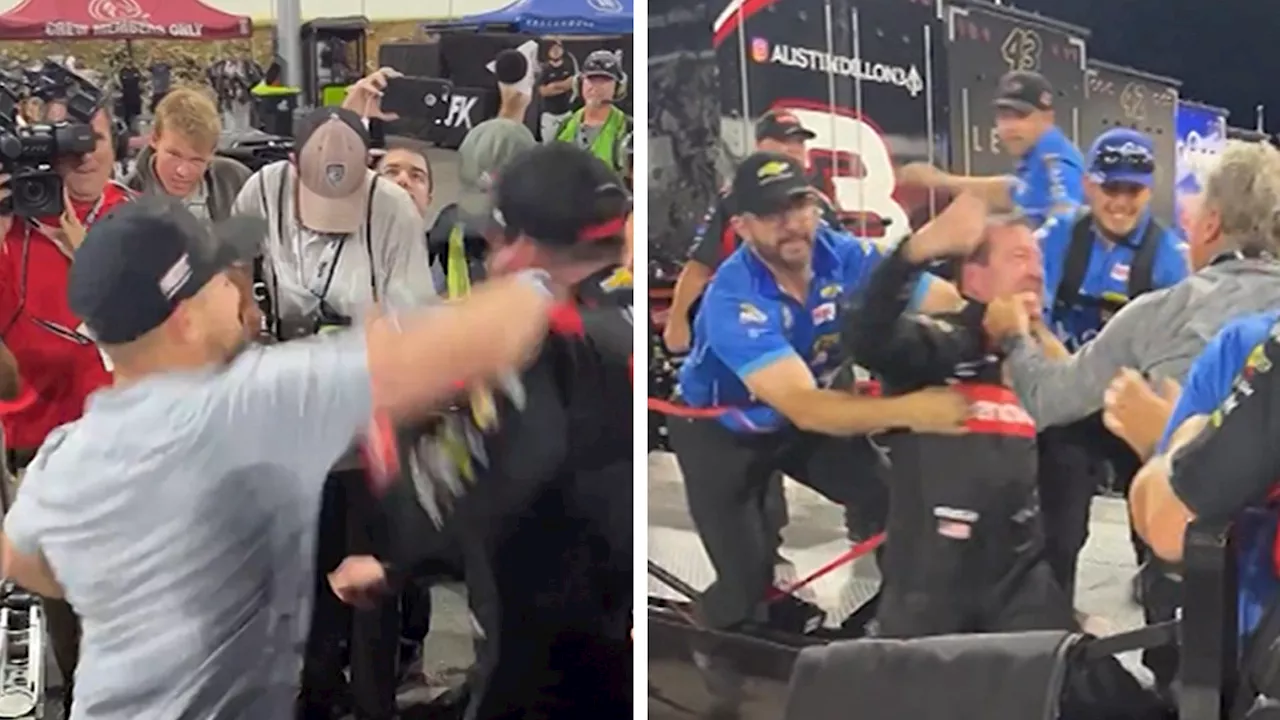 Ricky Stenhouse Jr. Socks Kyle Busch In Face After NASCAR Race, Ignites Wild Brawl