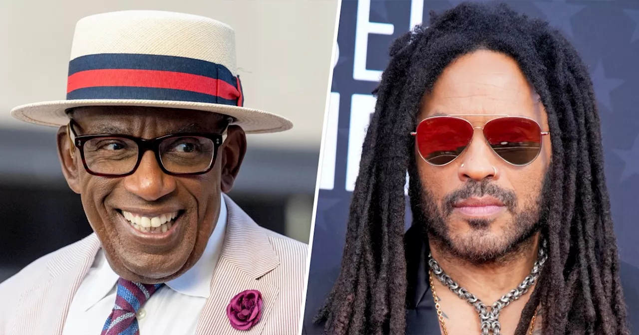 Cousins Al Roker And Lenny Kravitz Complement Each Others' Style