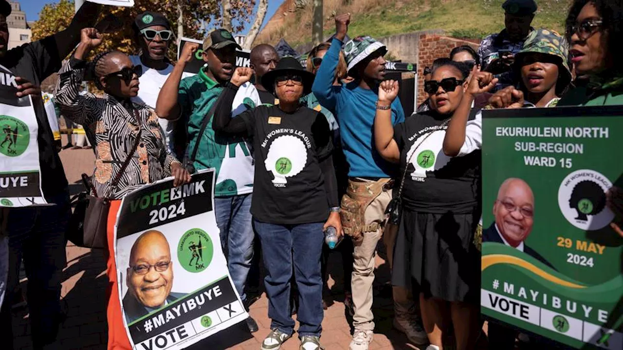 South Africa's top court bars Zuma from contesting in polls next week