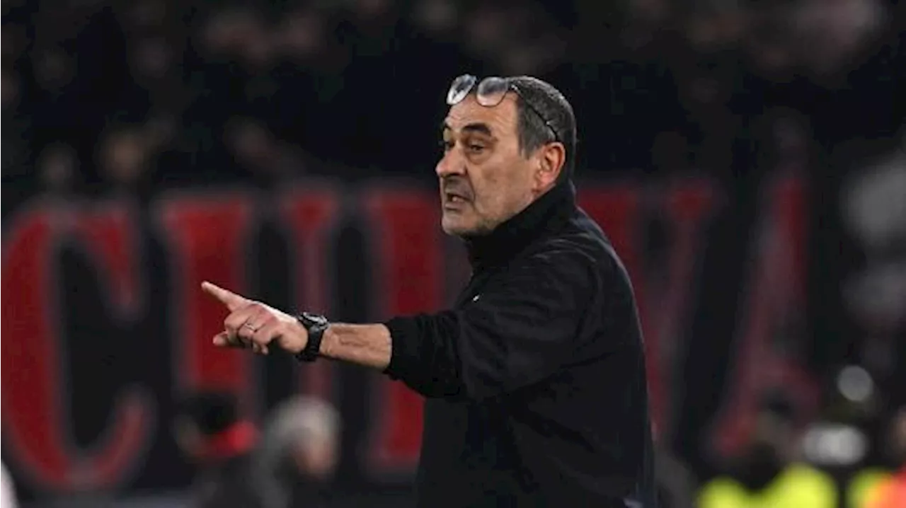 Sarri: 'Considerando il motto della Juve, non penso che la Coppa Italia salvi la stagione'