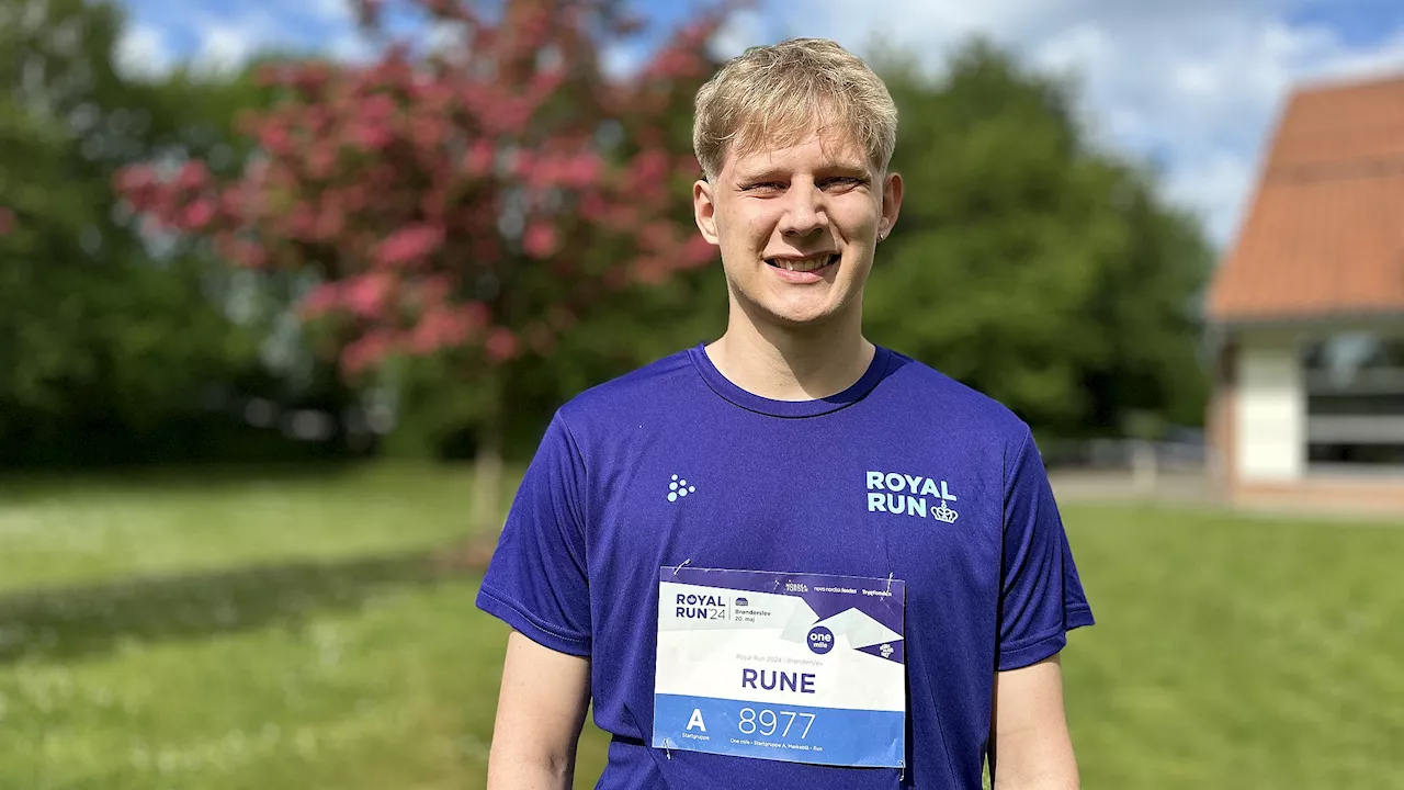 Rune tabte til Kronprinsen: - Hold op, hvor løber han hurtigt
