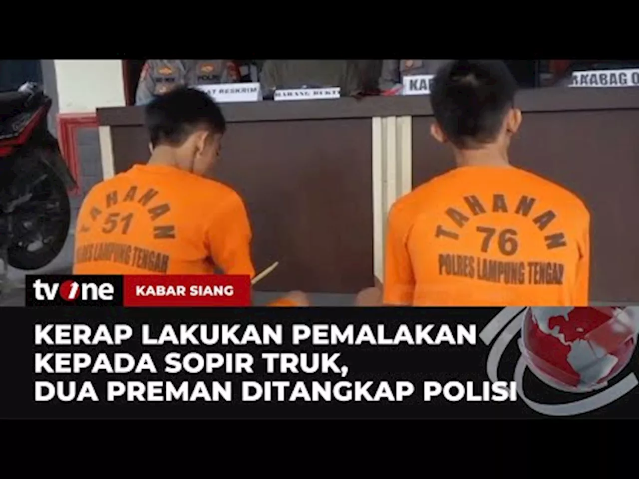 Viral! Video Pemalakan kepada Sopir Truk di Lampung, Pelaku Berhasil Diamankan