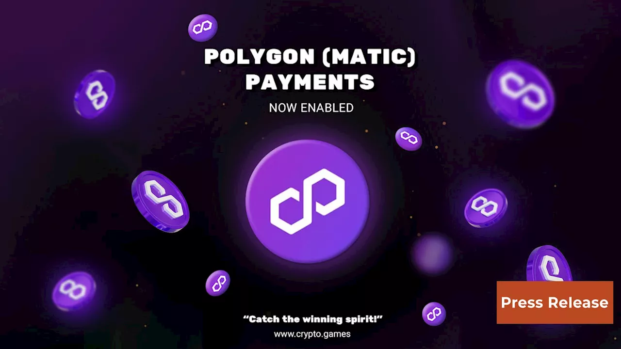 CryptoGames Integrates Polygon (MATIC) for Enhanced User Experience