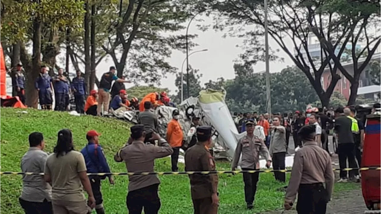 RS Polri Ungkap Penyebab Kematian 3 Korban Pesawat Jatuh di BSD: Banyak Luka Benturan